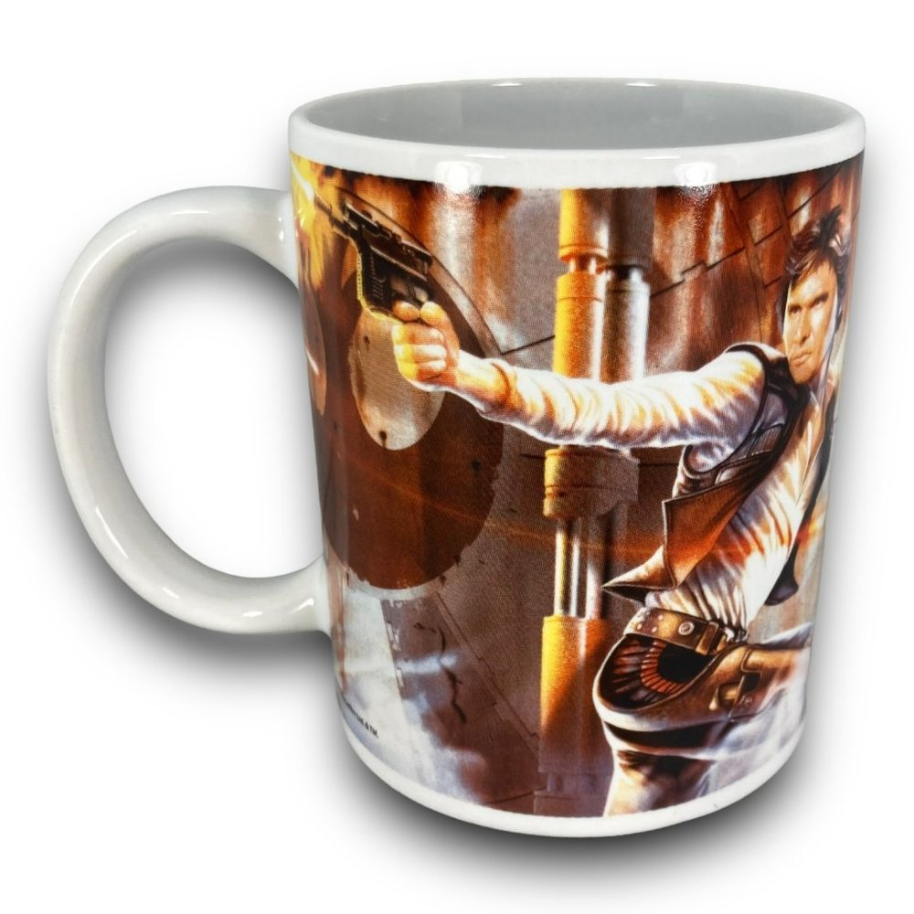 Star Wars 2011 Coffee Cup Mug Hans Solo Boba Fett Galerie Lucasfilm Pre Owned